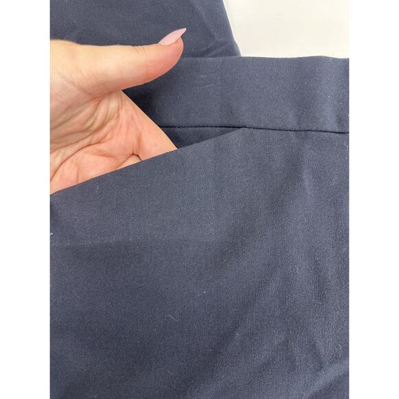 Briggs Womens Dress Pants Size 12 Short Blue Pockets Elastic Waist - Picture 2 of 13